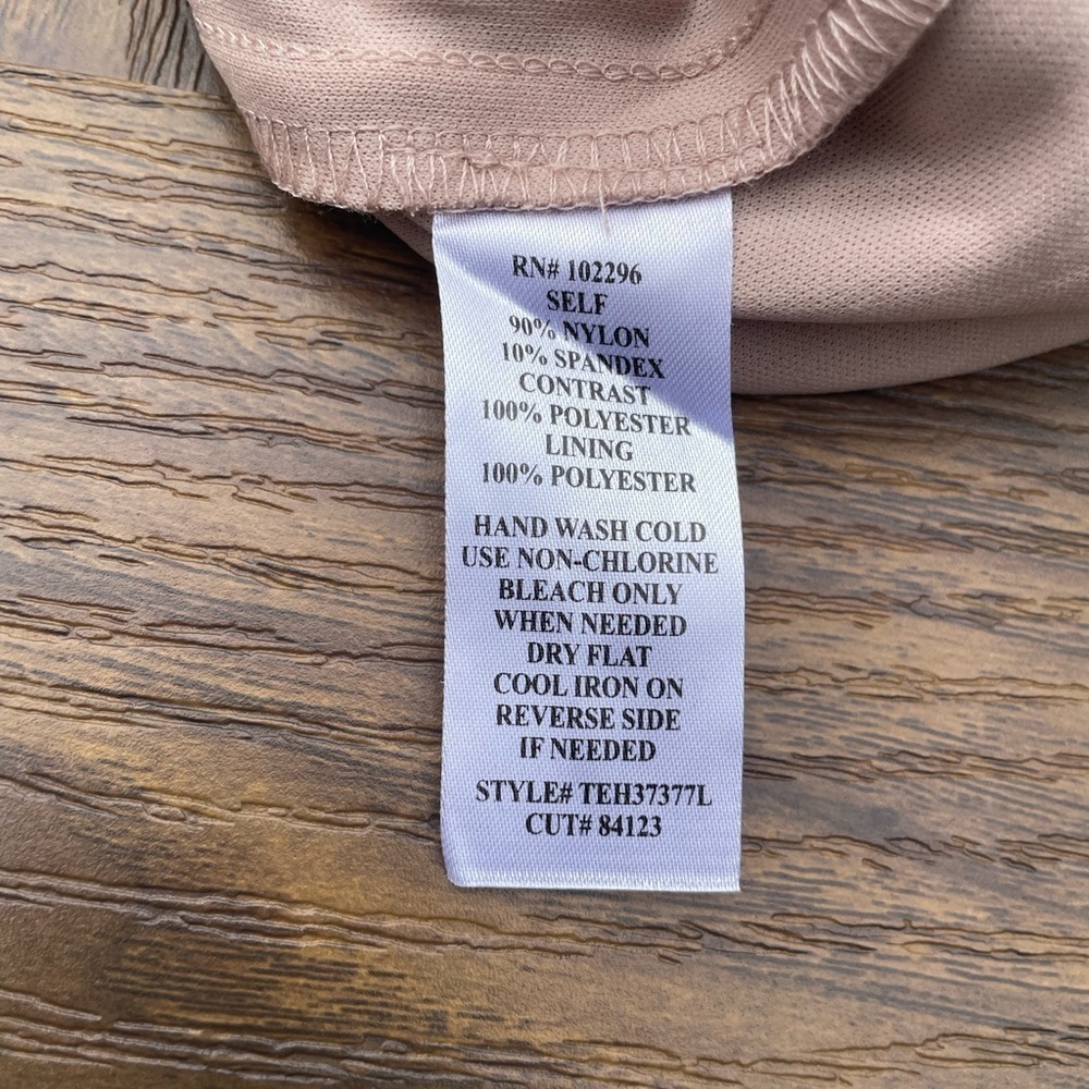 Connected Apparel Plus size dress shiffin overlay navy 20 W - Picture 8 of 8